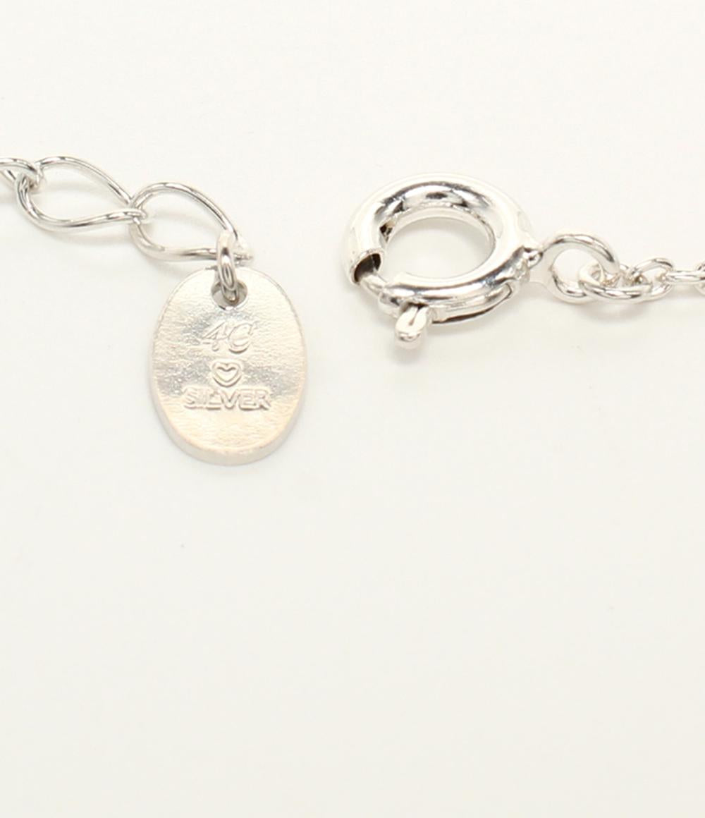 美品 4℃ ネックレス SV ブルートパーズ レディース ヨンドシー