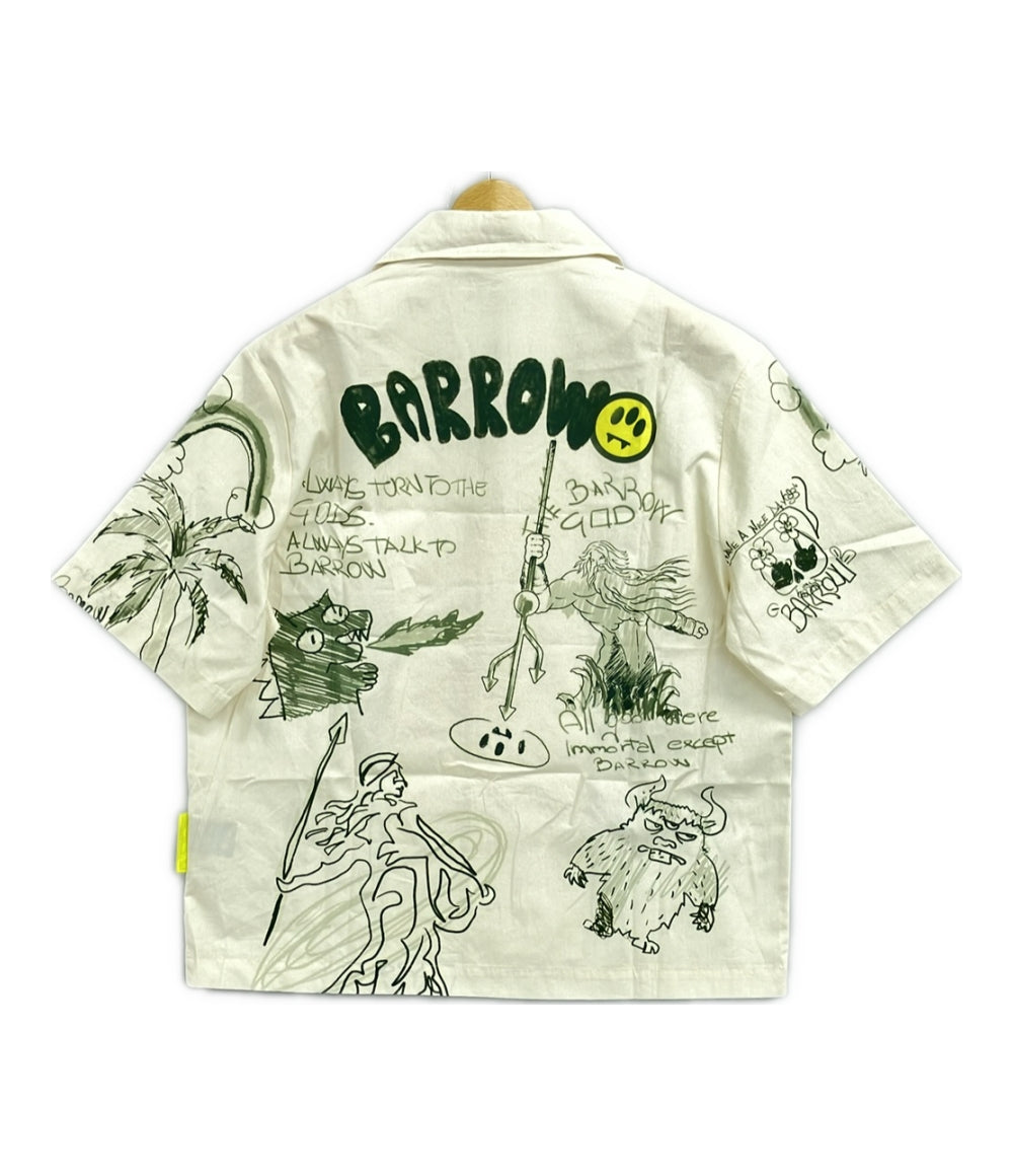 美品 バロー 半袖シャツ POPLINE SHIRT メンズ SIZE S BARROW