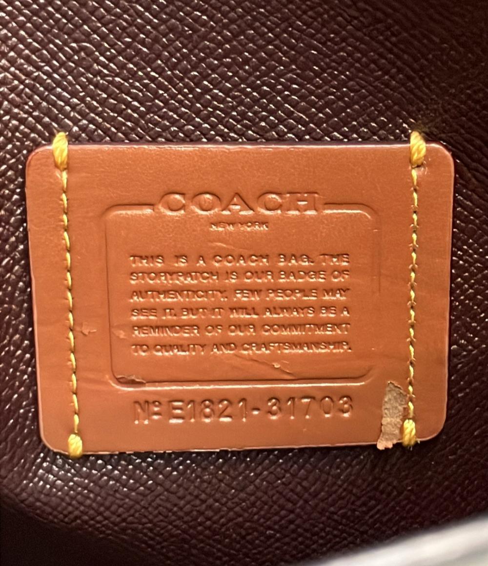 コーチ 2wayハンドバッグ ショルダーバッグ 斜め掛け フラワー柄 シグネチャー 31703 レディース COACH