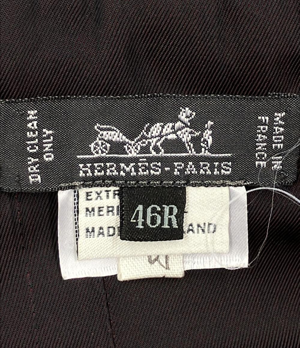 訳あり エルメス テーラードジャケット メンズ SIZE 46R (M) HERMES