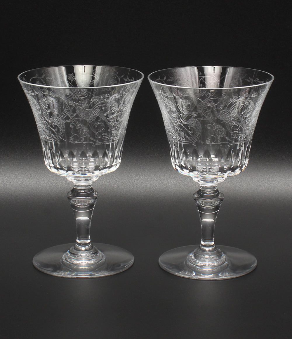 美品 Baccarat ワイングラス 2点セット ペア パルメ バカラ