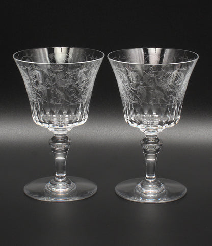 美品 Baccarat ワイングラス 2点セット ペア パルメ バカラ