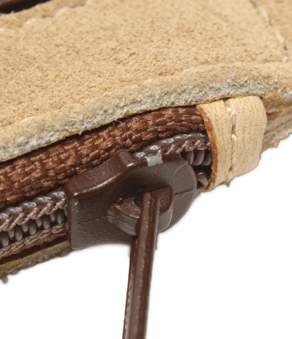 美品 ロエベ アナグラム スウェード ポーチ ユニセックス LOEWE