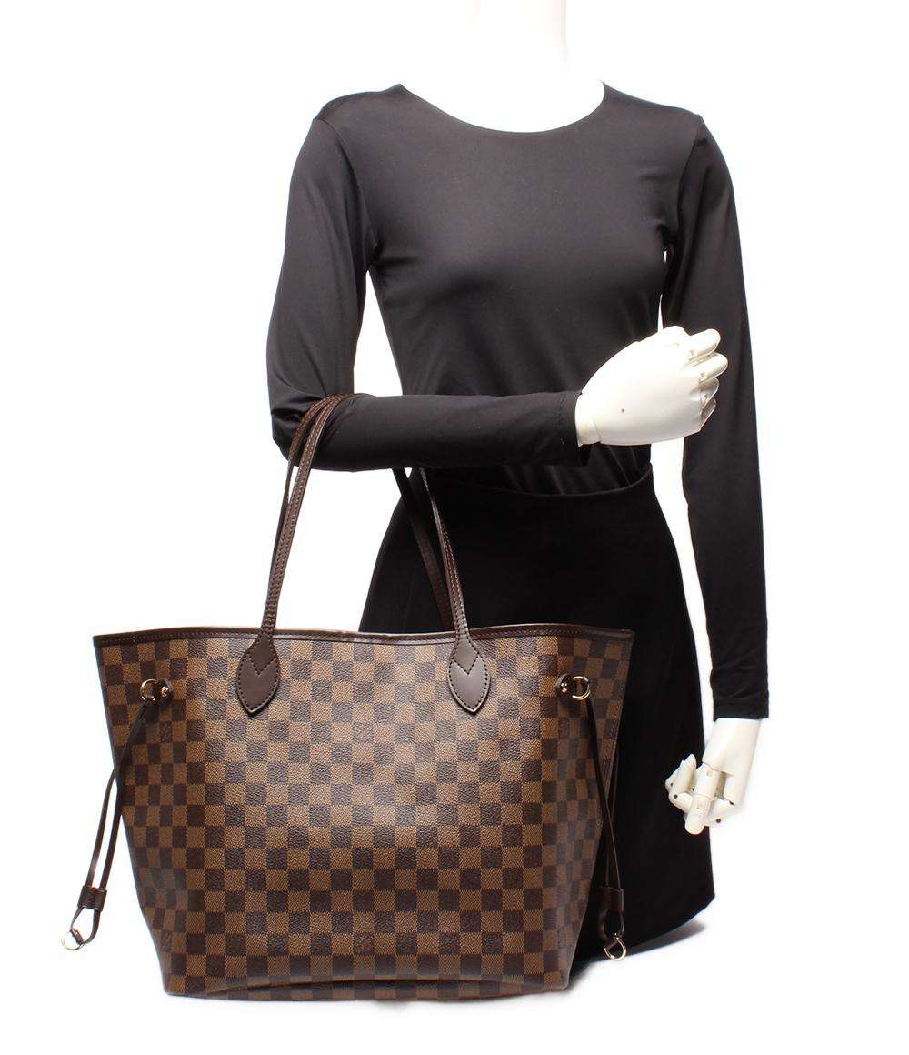 美品 ルイ・ヴィトン ルイヴィトン トートバッグ ショルダーバッグ 肩掛け ネヴァーフルMM ダミエ N51105 レディース LOUIS VUITTON