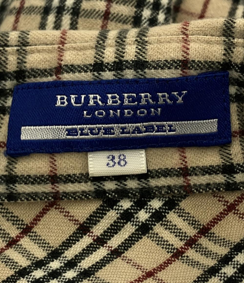 美品 バーバリーブルーレーベル 長袖シャツ レディース SIZE 38 (M) BURBERRY BLUE LABEL