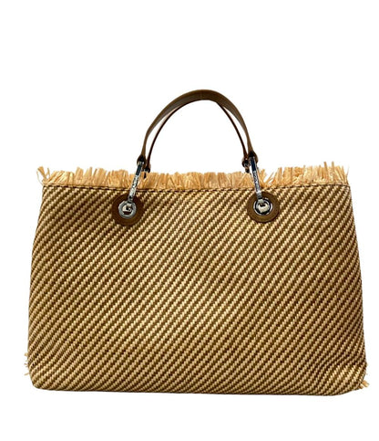 Emporio Armani 2WAY ハンドバッグ ショルダーバッグ 斜め掛け かごバッグ レディース エンポリオ・アルマーニ