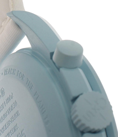 美品 Swatch OMEGA 腕時計 MISSION TO URANUS MOONSWATCH クオーツ ブルー メンズ スウォッチ オメガ