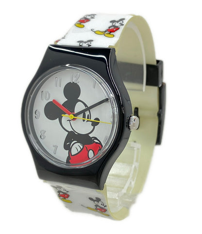 美品 Disney 腕時計 ミッキーマウス クオーツ レディース メンズ ディズニー