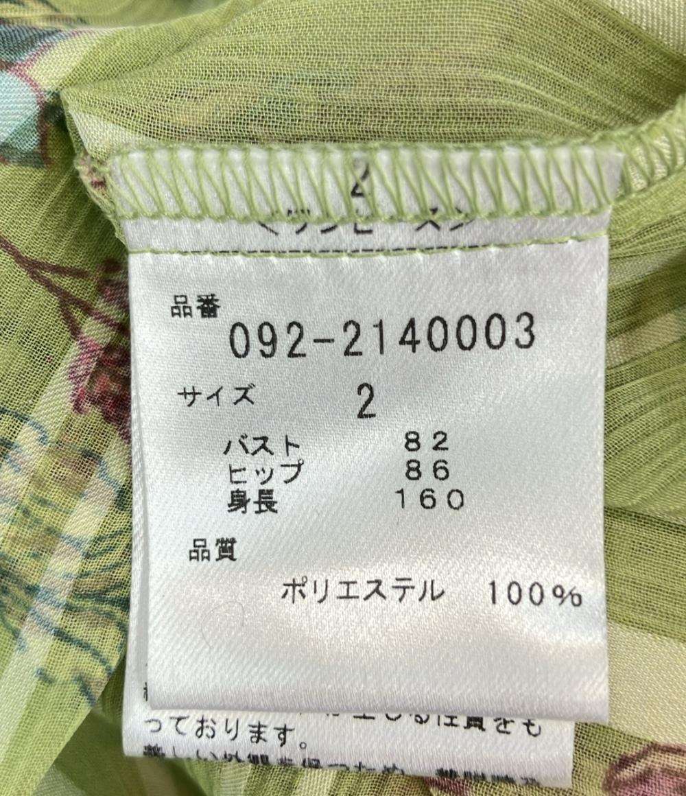 美品 JILL STUART 長袖ワンピース インナー付き アザレア ロング ジル スチュアート レディース SIZE 2 (M) ジル スチュアート