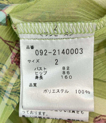 美品 JILL STUART 長袖ワンピース インナー付き アザレア ロング ジル スチュアート レディース SIZE 2 (M) ジル スチュアート