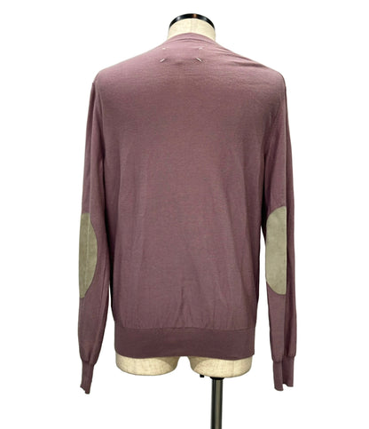 Maison Martin Margiela 長袖カーディガン  エルボーパッチ くすみパープル S30HA0582 Fab メンズ SIZE S メゾンマルタンマルジェラ