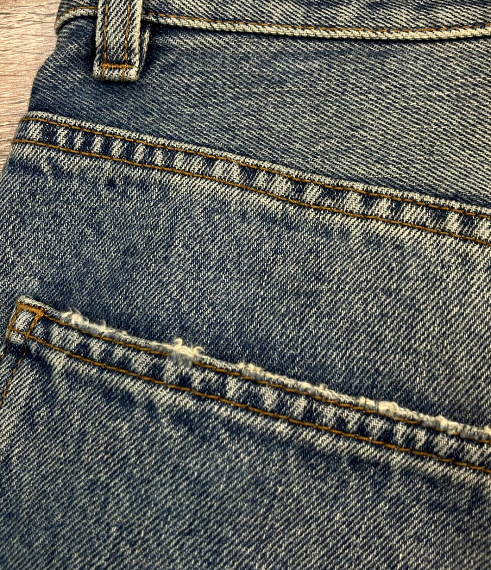 BALENCIAGA ワイドバギーデニムパンツ ダメージ加工 697886 レディース SIZE 24 (XL) バレンシアガ