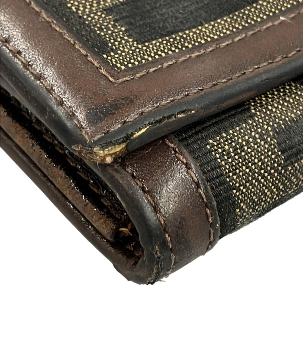 訳あり フェンディ 長財布 ズッカ メンズ FENDI