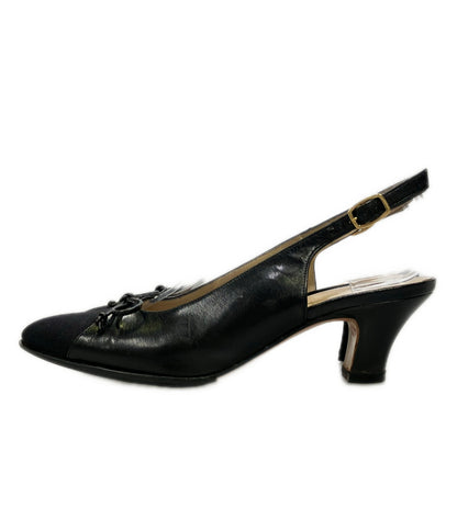 Salvatore Ferragamo スリングバックパンプス B68 レディース SIZE 5 1/2 サルヴァトーレフェラガモ