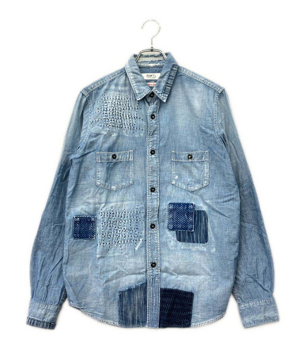 FDMTL 長袖 デニムシャツ メンズ SIZE 2 ファンダメンタル