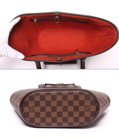 LOUIS VUITTON トートバッグ ショルダーバッグ 肩掛け マノスク PM ダミエ エベヌ N51121 レディース ルイ・ヴィトン