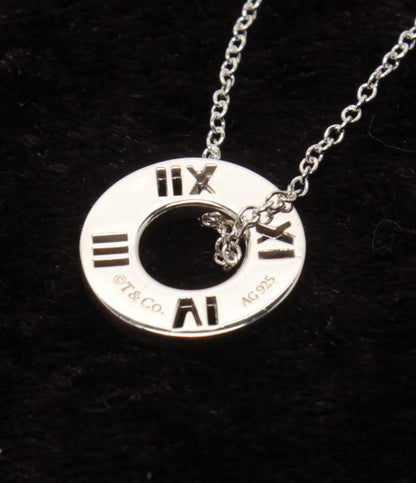 美品 ティファニー ネックレス SV925 アトラス ピアスド サークル レディース TIFFANY&Co.