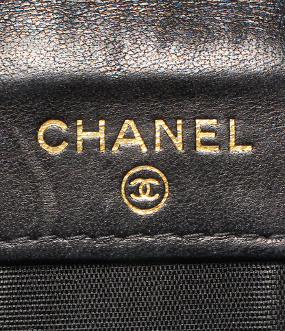 シャネル  Wホック二つ折り財布 キャビアスキン      レディース  (2つ折り財布) CHANEL