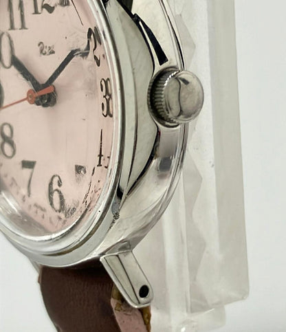 SEIKO 腕時計 リキワタナベコレクション ALBA アルバ クオーツ ピンク 7N01-0FT0 レディース セイコー