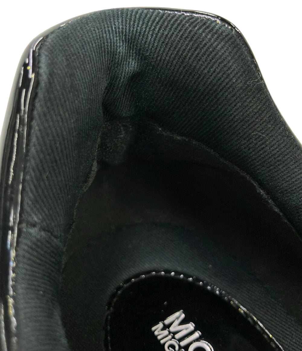 MICHAEL KORS ローカット厚底スニーカー ヘイズ レオパードプリント カーフヘア 43T4HYFS1H レディース SIZE US 7.5 マイケルコース