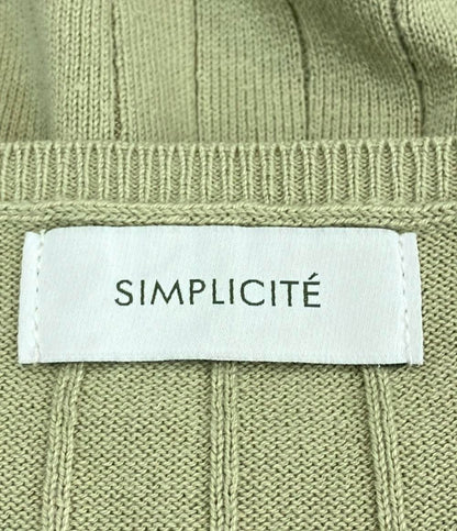 シンプリシテェ 長袖ニットワンピース レディース Simplicite