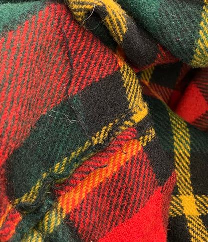 ジョンソンウーレンミルズ リュック ウールデイパック クレイジーチェック柄 メンズ Johnson Woolen Mills