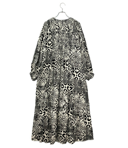sara mallika 長袖ワンピース パターン レディース SIZE S サラマリカ