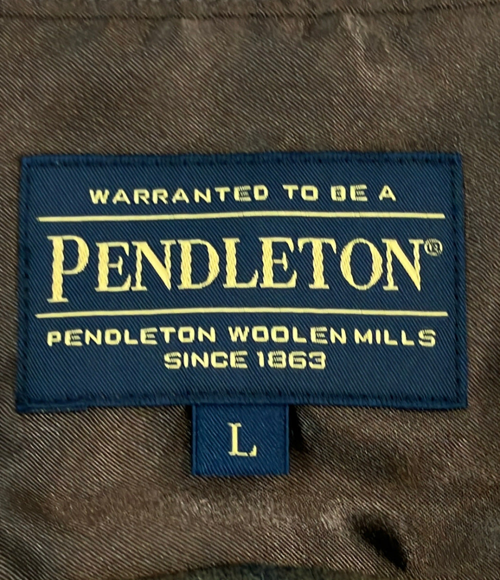 PENDLETON 長袖シャツ ネル チェック柄 01-25-08-11-101 メンズ SIZE L ペンドルトン