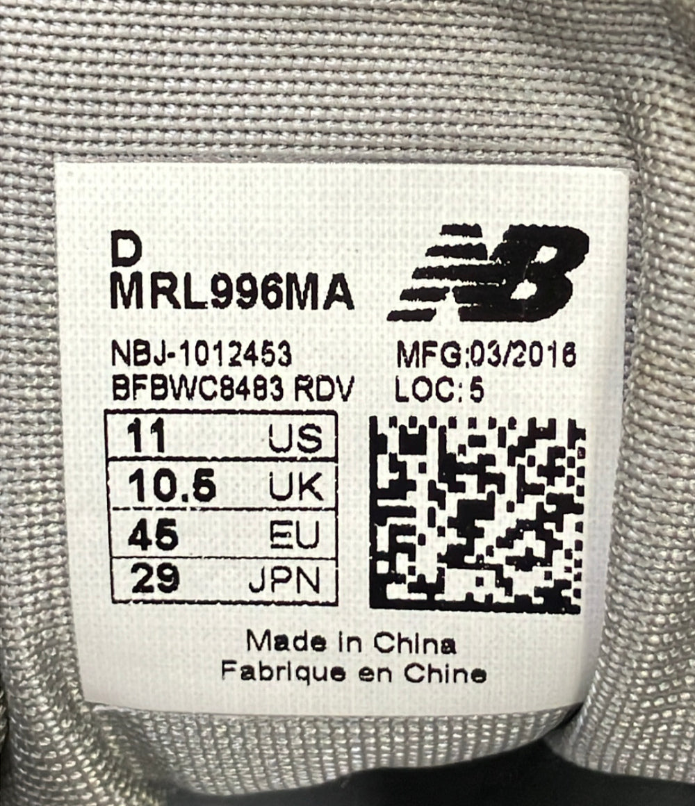 NEW BALANCE ローカットスニーカー MRL996MA メンズ SIZE 29.0 ニューバランス
