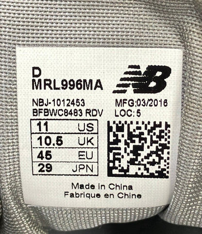 NEW BALANCE ローカットスニーカー MRL996MA メンズ SIZE 29.0 ニューバランス
