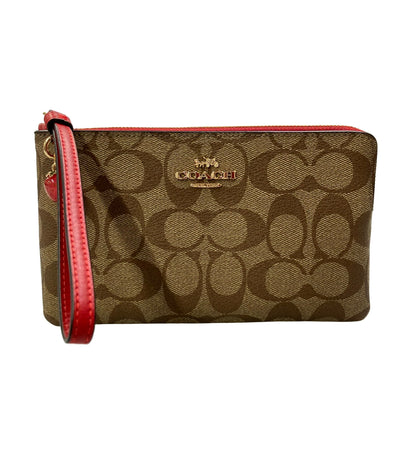 美品 COACH ポーチ シグネチャー レディース コーチ