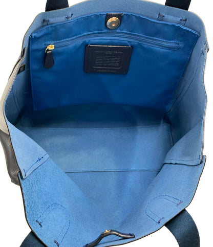 美品 COACH トートバッグ ペブルレザー F58660 レディース コーチ