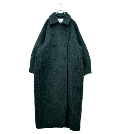 AMERI コート モヘア ウール オーバーサイズ 長袖 フロントボタン DEFORMATION COLLAR SHAGGY COAT 01220761140 レディース SIZE M アメリ