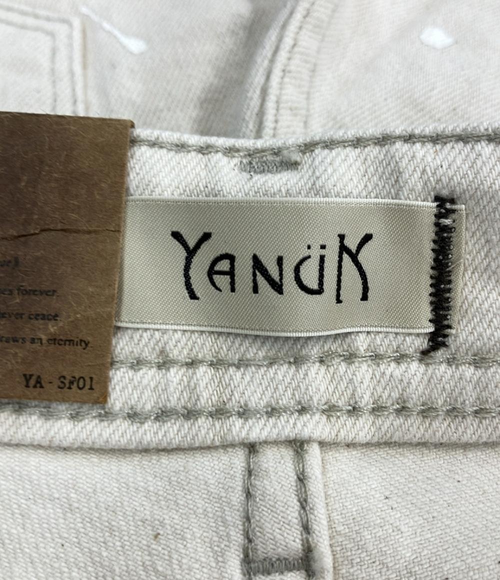 美品 ヤヌーク スキニーパンツ ペイント レディース SIZE 21 (XS) YANUK