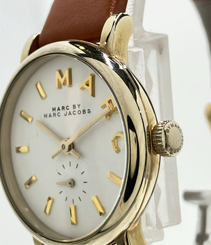 MARC BY MARC JACOBS 腕時計 クオーツ ホワイト MBM1317 レディース マークバイマークジェイコブス