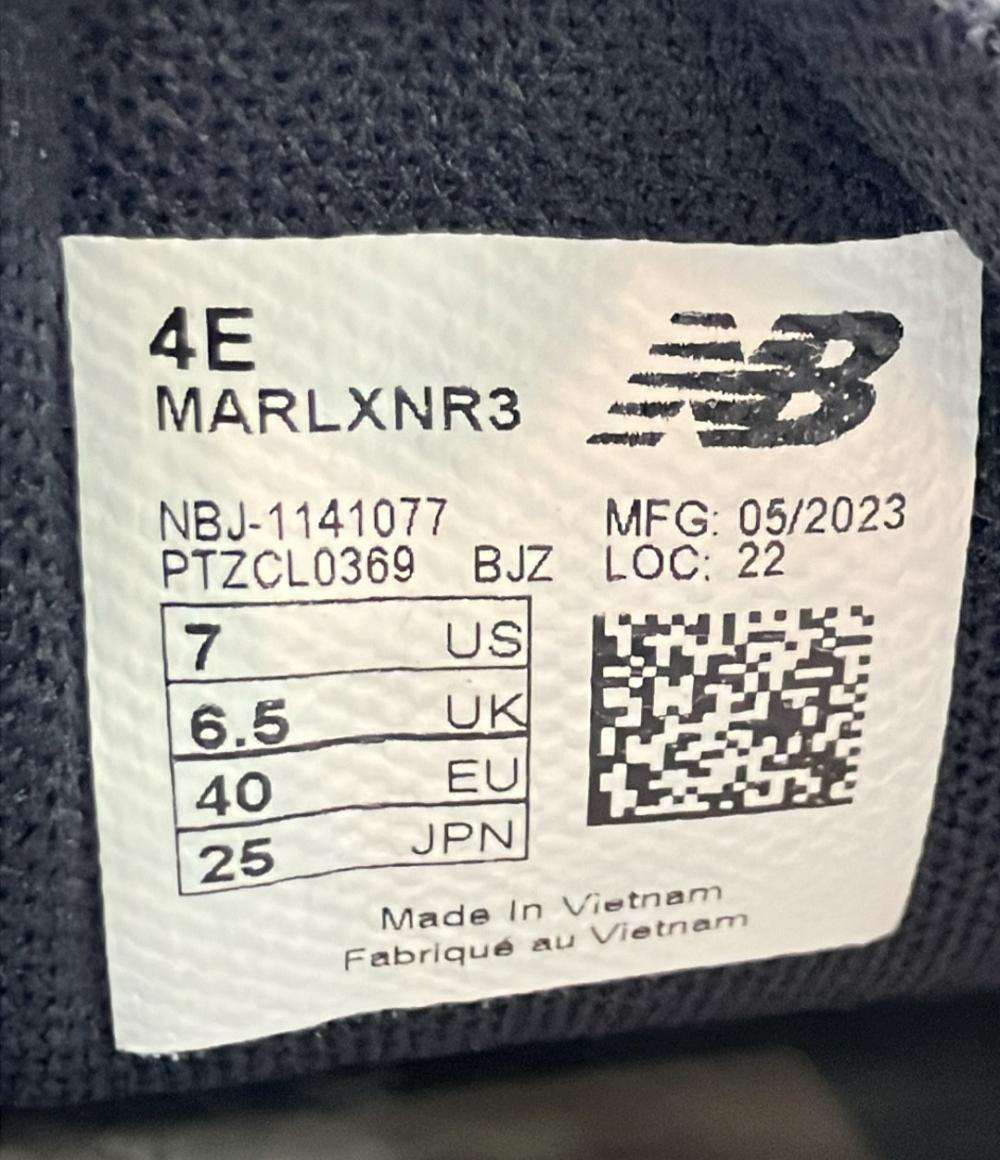 美品 NEW BALANCE ローカットスニーカー MARLXNR3 メンズ レディース SIZE 25.0 ニューバランス