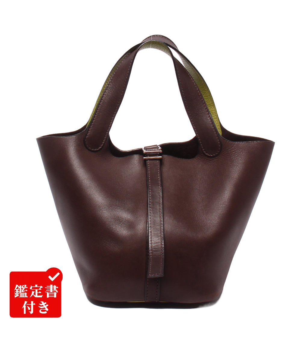 HERMES ハンドバッグ □H刻印 シルバー金具 ピコタンPM レディース