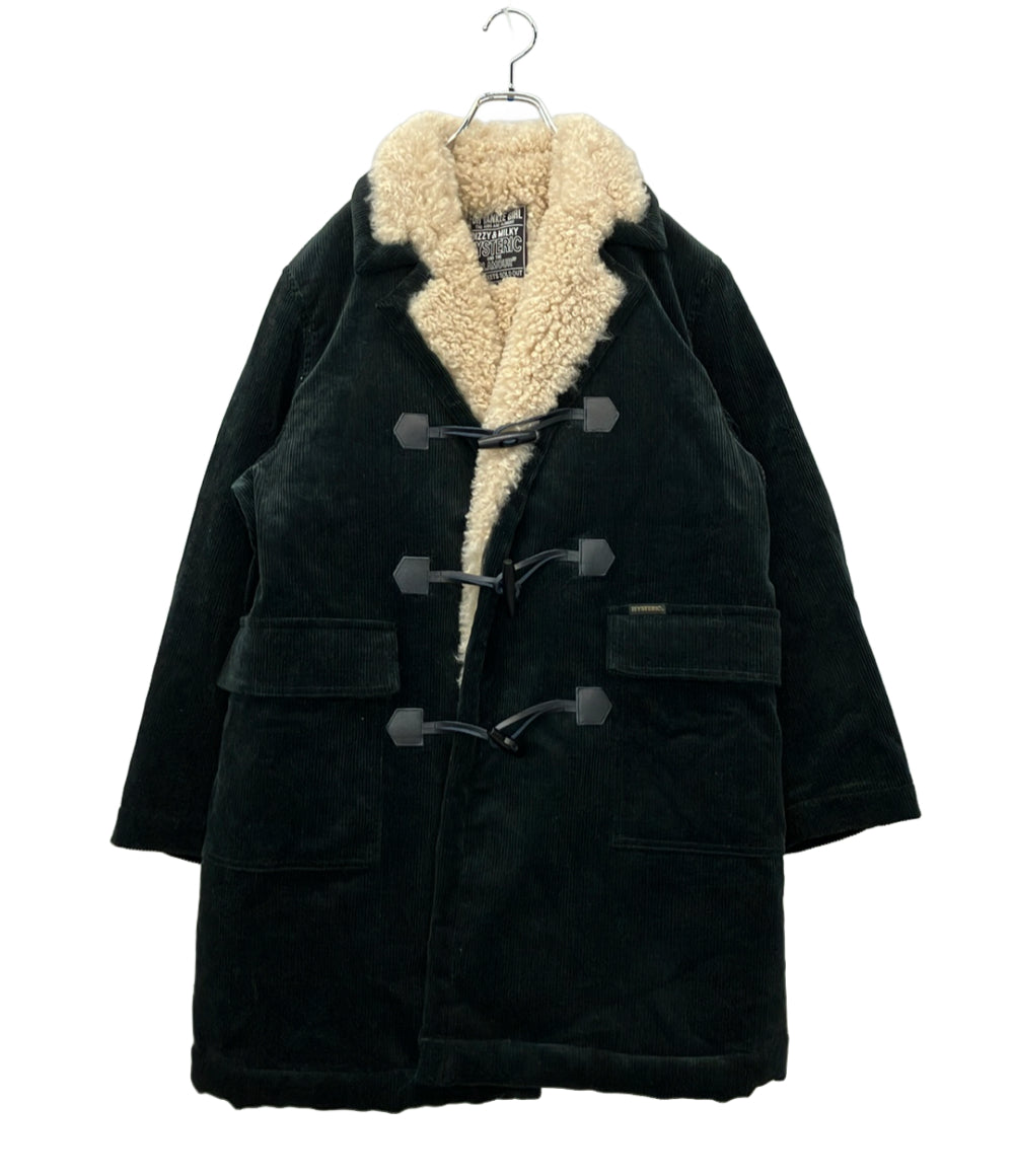 HYSTERIC GLAMOUR ランチコート コーデュロイ 裏地ボア 02253AC04 メンズ SIZE S ヒステリックグラマー