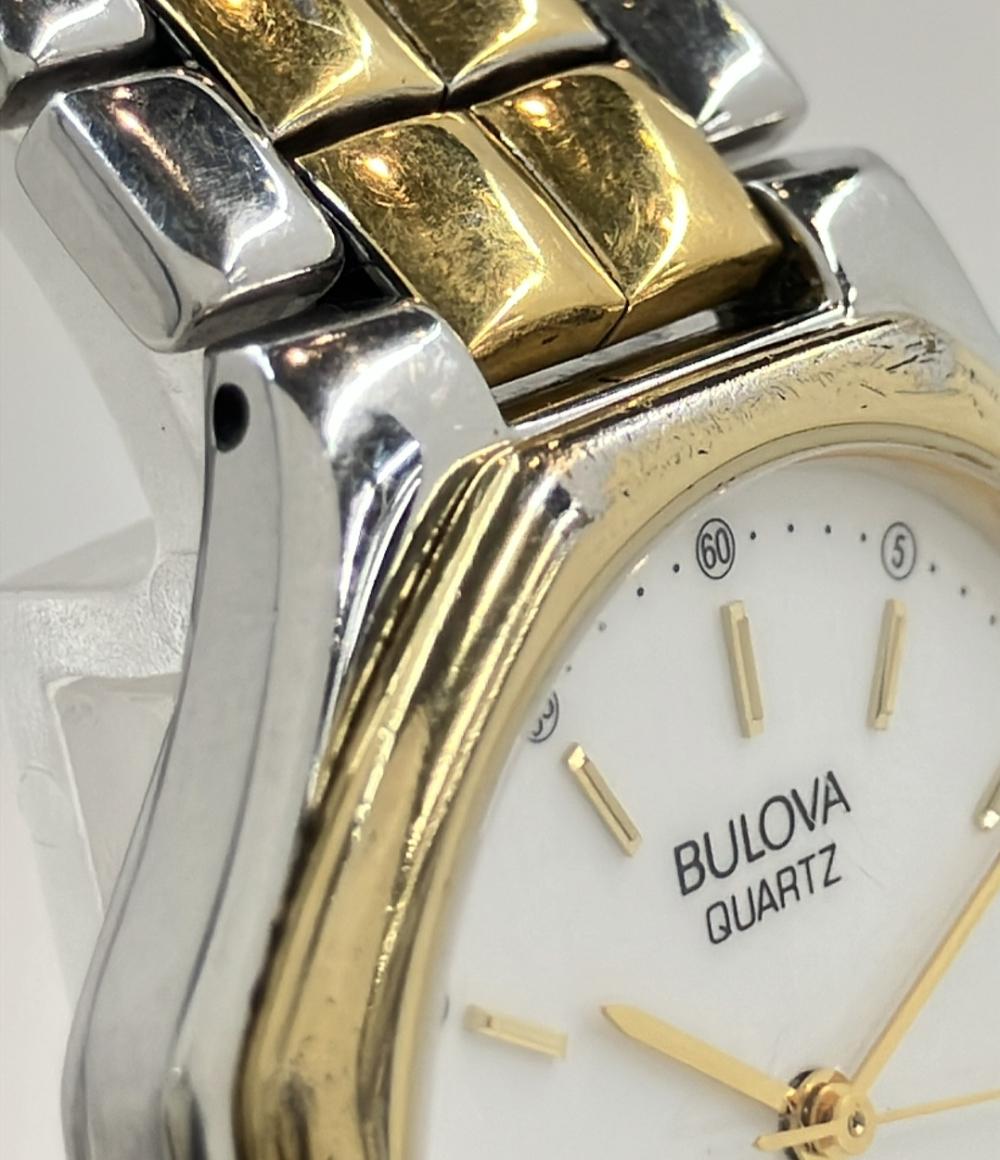 ブローバ 腕時計 クオーツ ホワイト レディース Bulova
