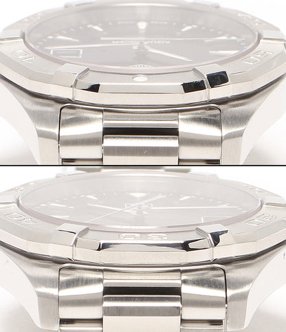美品 TAG HEUER 腕時計 アクアレーサー クオーツ ブラック WAY1110 BA0928 メンズ タグホイヤー