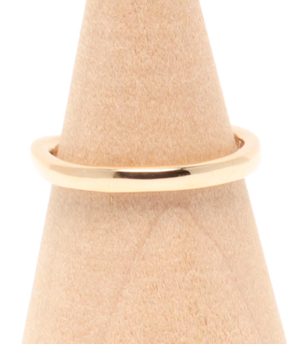 美品 エテ リング 指輪 K10 ダイヤ0.05ct レディース SIZE 9号 ete