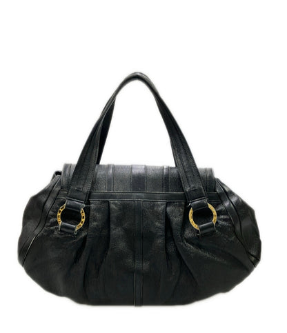 BVLGARI ハンドバッグ レザー ドッピオトンド レディース ブルガリ