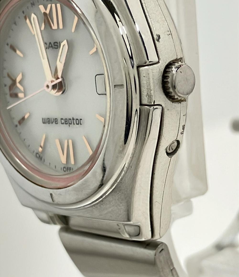 カシオ 腕時計 ウェーブセプター ソーラー ホワイト LWQ-10 レディース CASIO