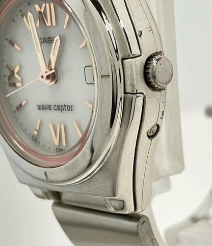 カシオ 腕時計 ウェーブセプター ソーラー ホワイト LWQ-10 レディース CASIO