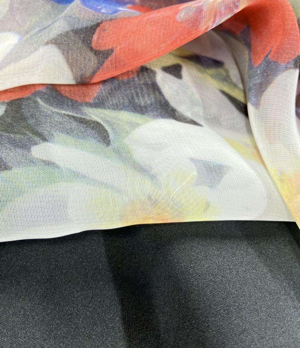 美品 グレースコンチネンタル 花柄フレアミディアムキャミワンピース レディース SIZE 36 (XS) GRACE CONTINENTAL