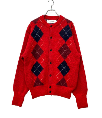 美品 JOHN MASON SMITH 長袖ニットカーディガン クルーネック 25WKN-911S レディース SIZE S ジョン メイソン スミス