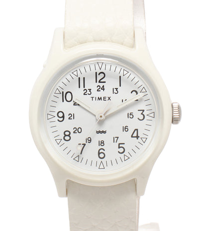 美品 TIMEX 腕時計 オリジナルキャンパー クオーツ ホワイト TW2T96200 レディース タイメックス