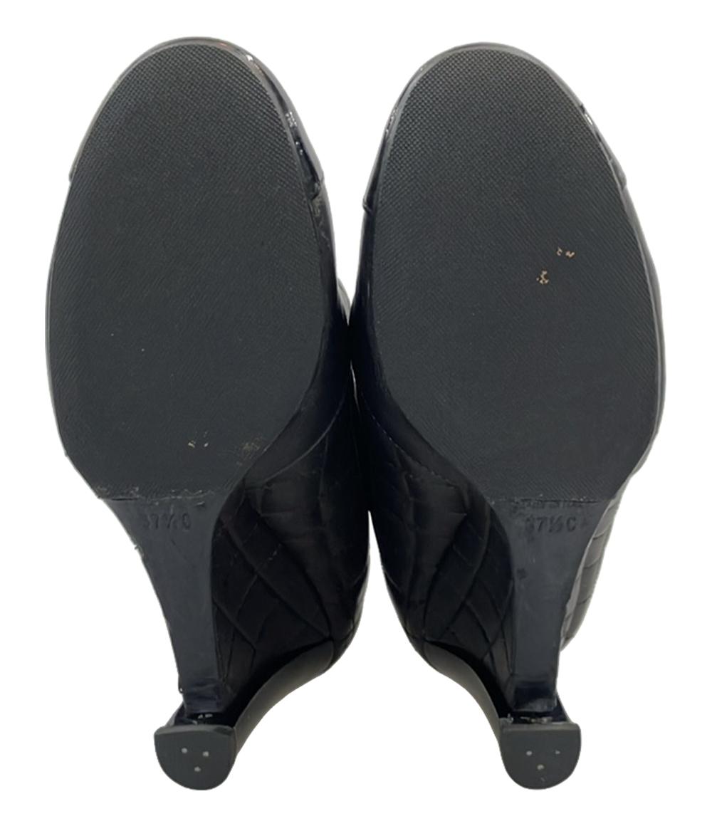 シャネル ショートブーツ サイドゴア レディース SIZE 37 1/2 C (L) CHANEL