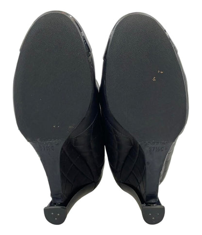 シャネル ショートブーツ サイドゴア レディース SIZE 37 1/2 C (L) CHANEL