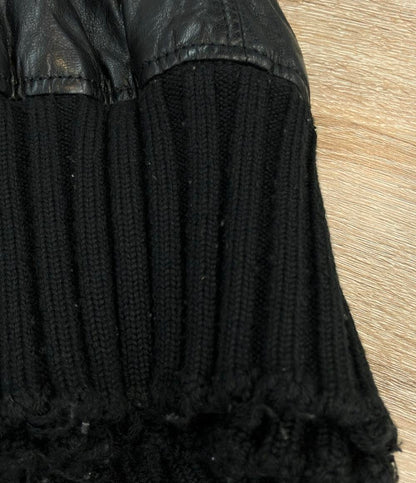 DOLCE&GABBANA レザージャケット ダブルジップ  マルチジップ フェイクレイヤード ジャケット ブルゾン MULTI POCKET FAKE LAYERED BATTING JACKET